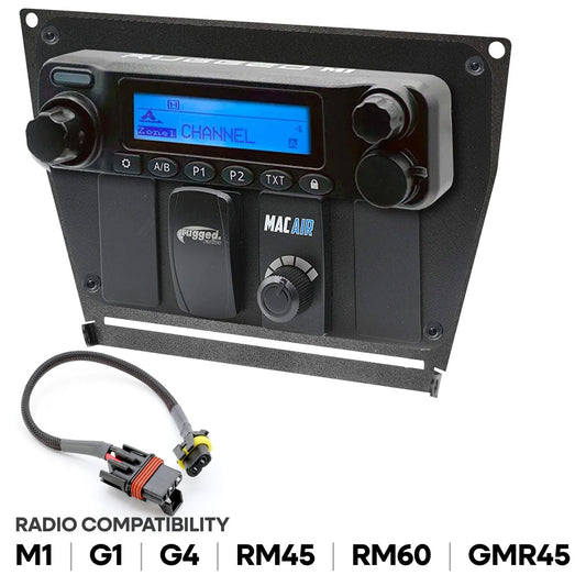 Polaris RZR PRO XP RZR Turbo R and RZR PRO R Dash Mount Radio and Intercom - Rugged RDM
