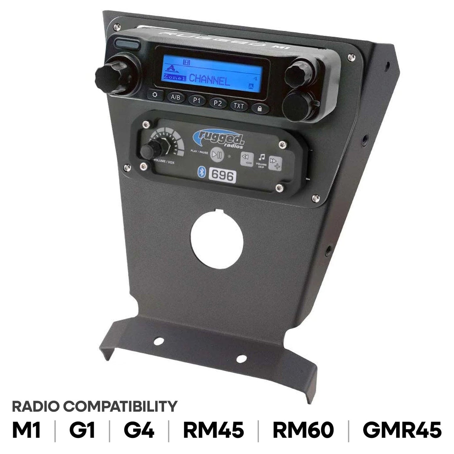X3 Multi Mount Kit for Rugged UTV Intercoms and Radios - Kenwood TK7360