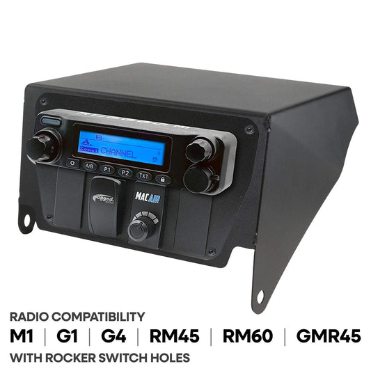 X3 Multi-Mount Kit - Top Mount - for Rugged UTV Intercoms and Radios - Motorola CM300D / Vertex 2200