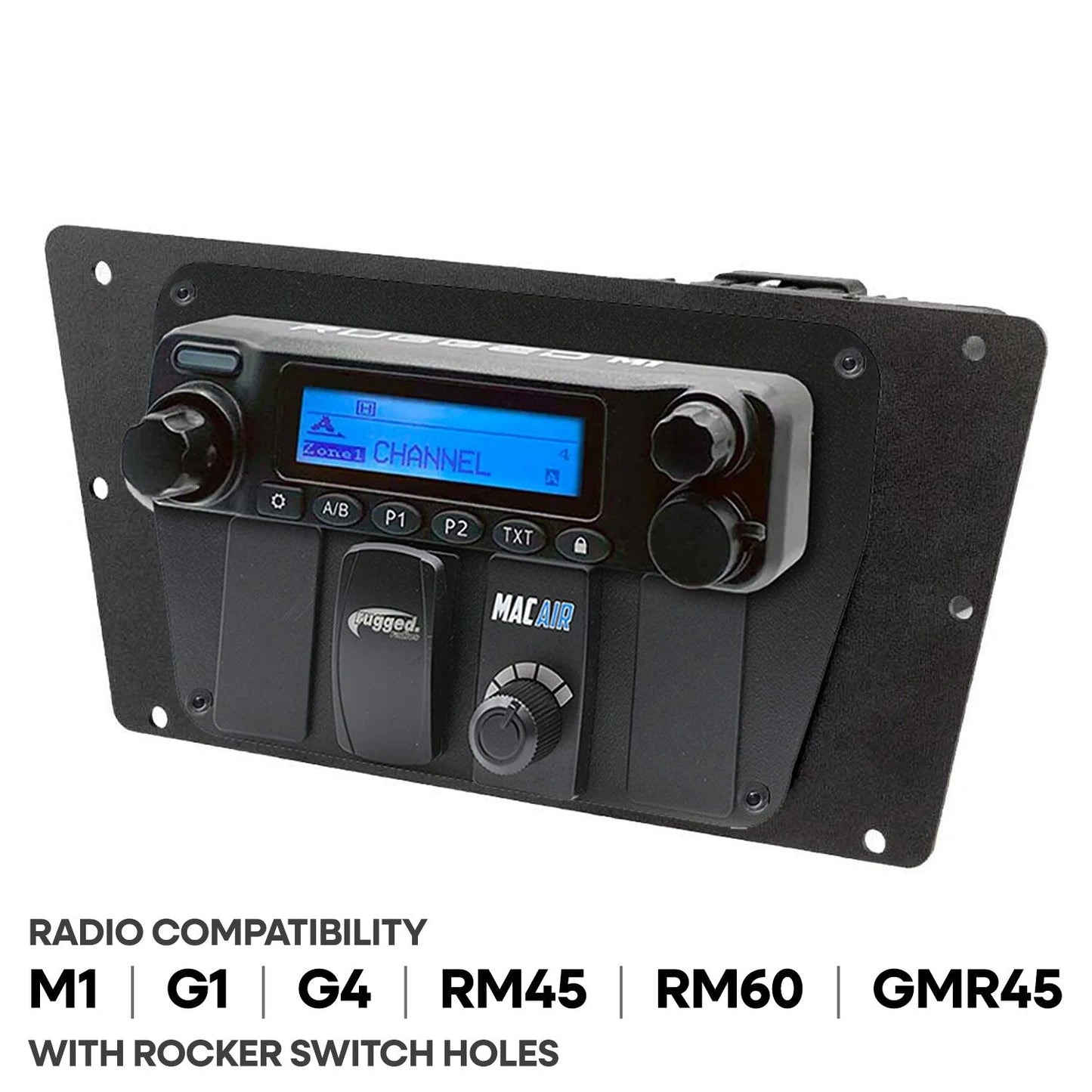 YXZ Multi-Mount - Rugged M1/G1/G4/RM45/RM60/GMR45 with Switch Holes