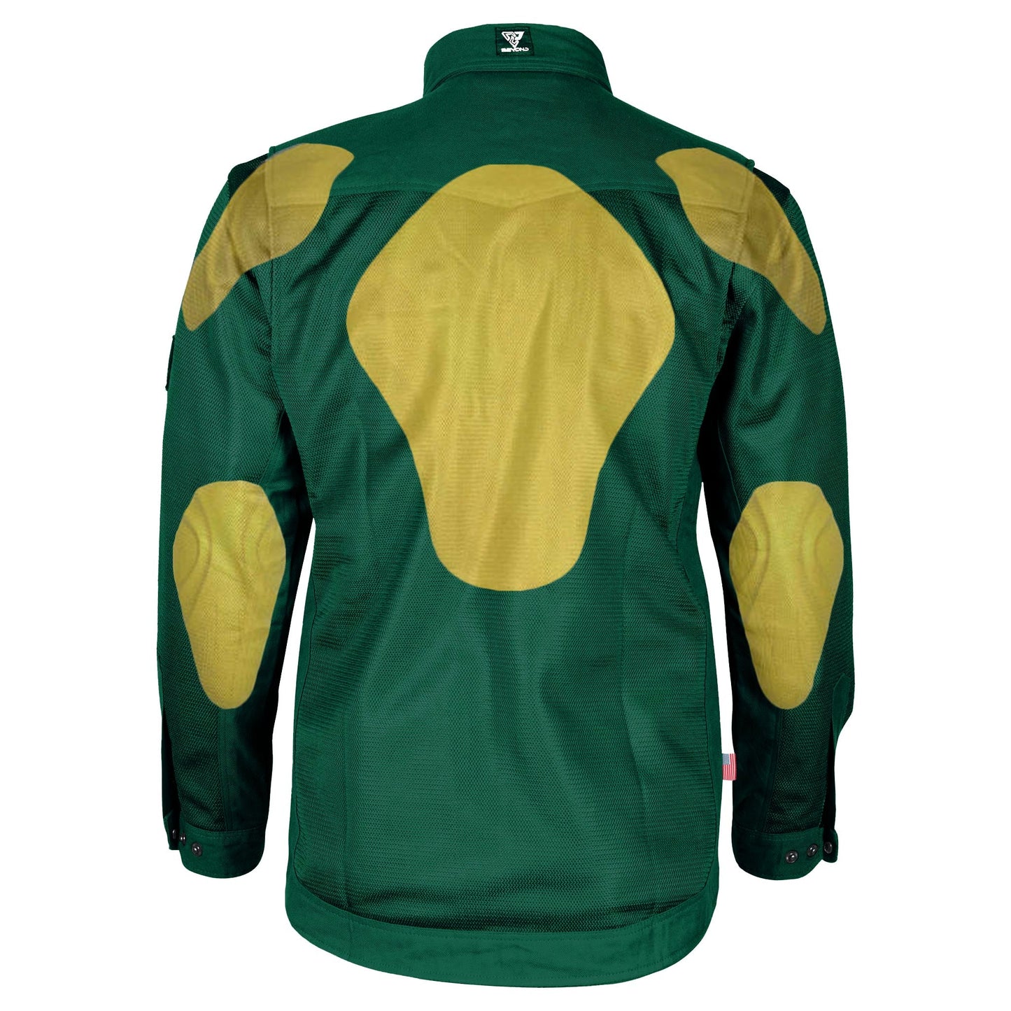Protective Summer Mesh Shirt - Dark Green Solid