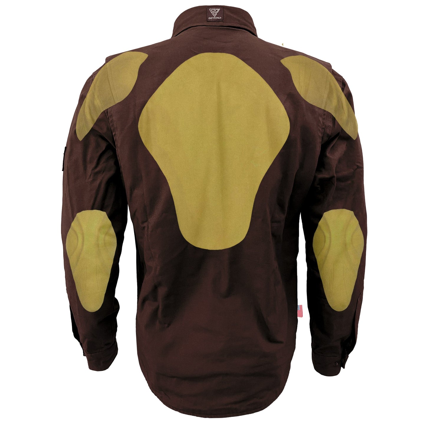 Protective Canvas Jacket for Men - Dark Brown