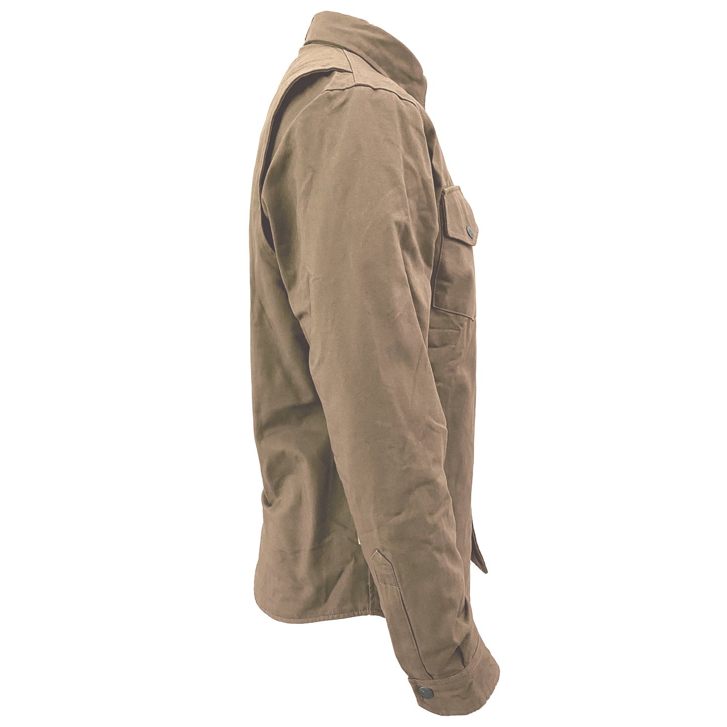 Protective Canvas Jacket for Men - Camel