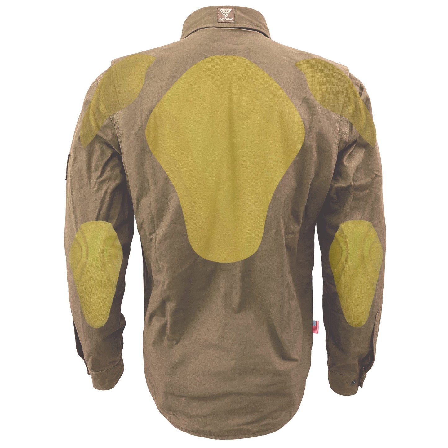 Protective Canvas Jacket for Men - Camel