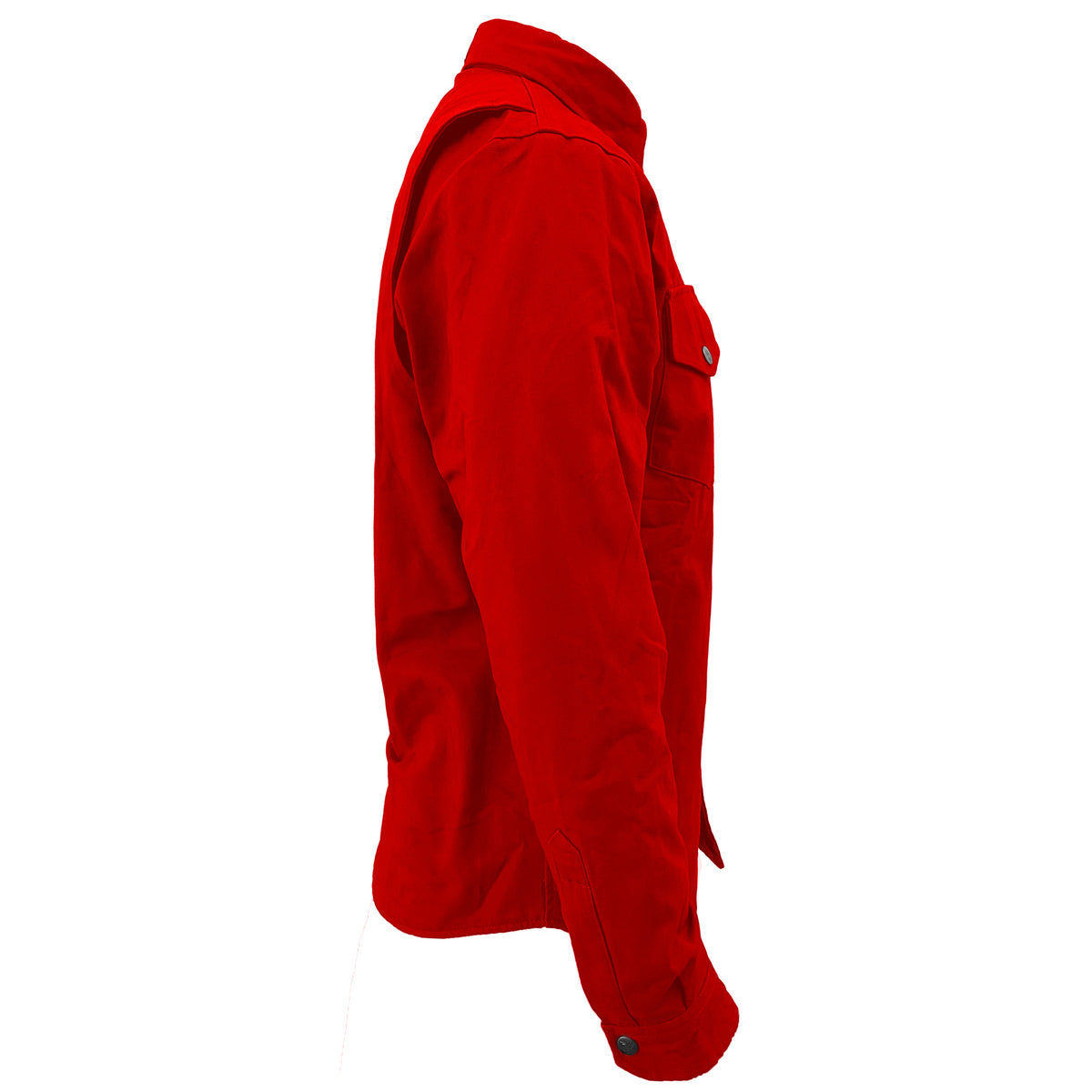 Protective Canvas Jacket for Men - Red