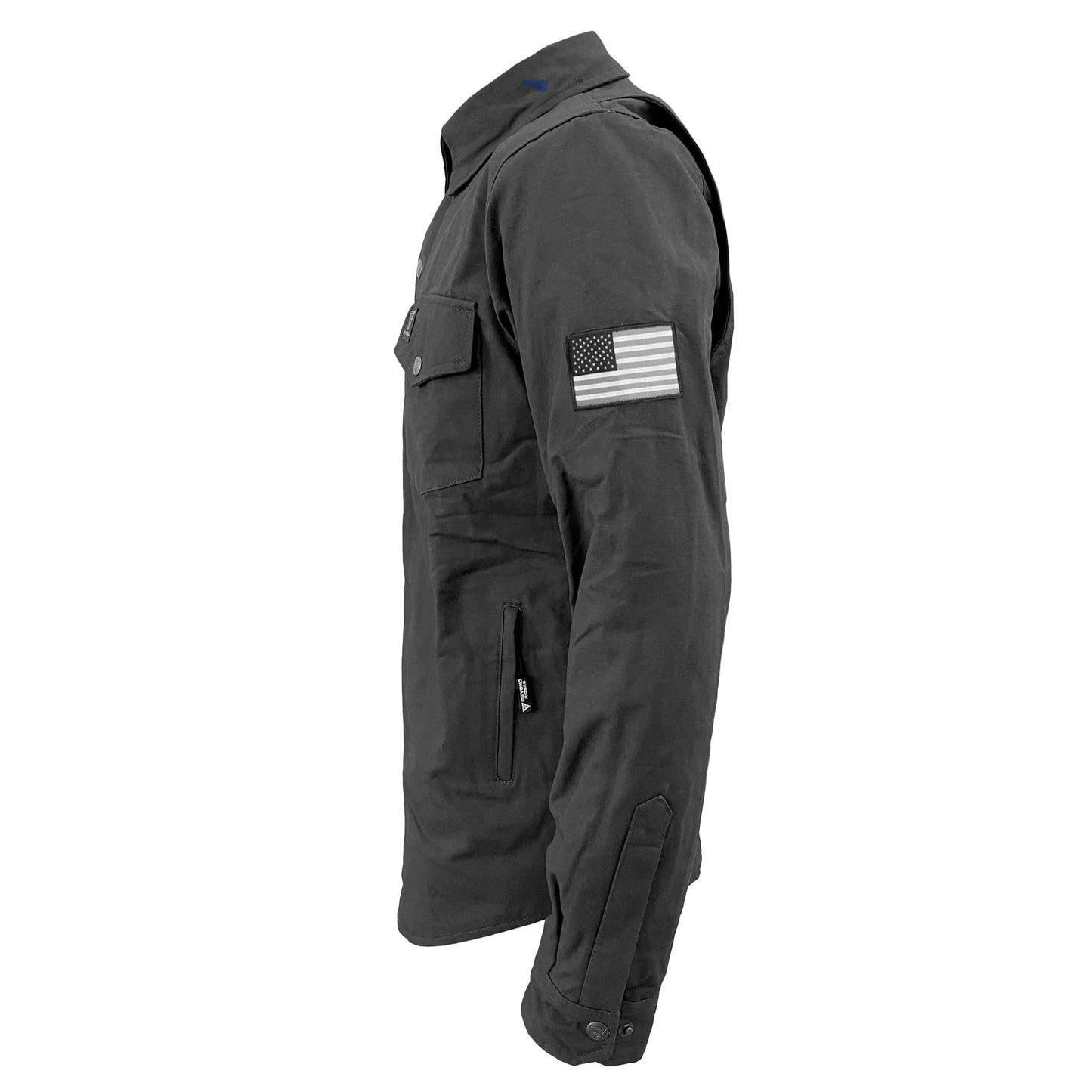 Protective Canvas Jacket for Men - Dark Grey