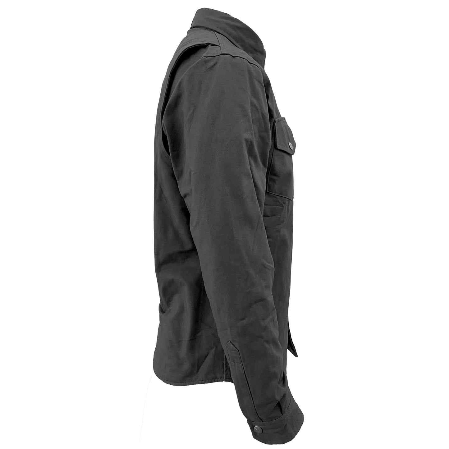 Protective Canvas Jacket for Men - Dark Grey