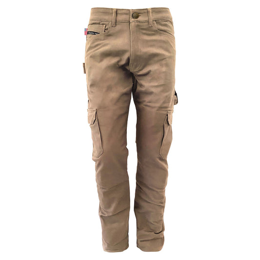 Cargo Pants Relaxed Fit - Khaki Solid