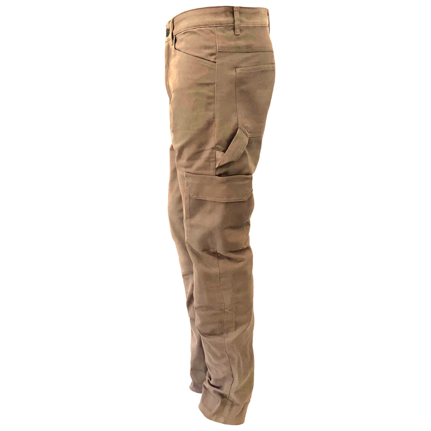 Cargo Pants Relaxed Fit - Khaki Solid