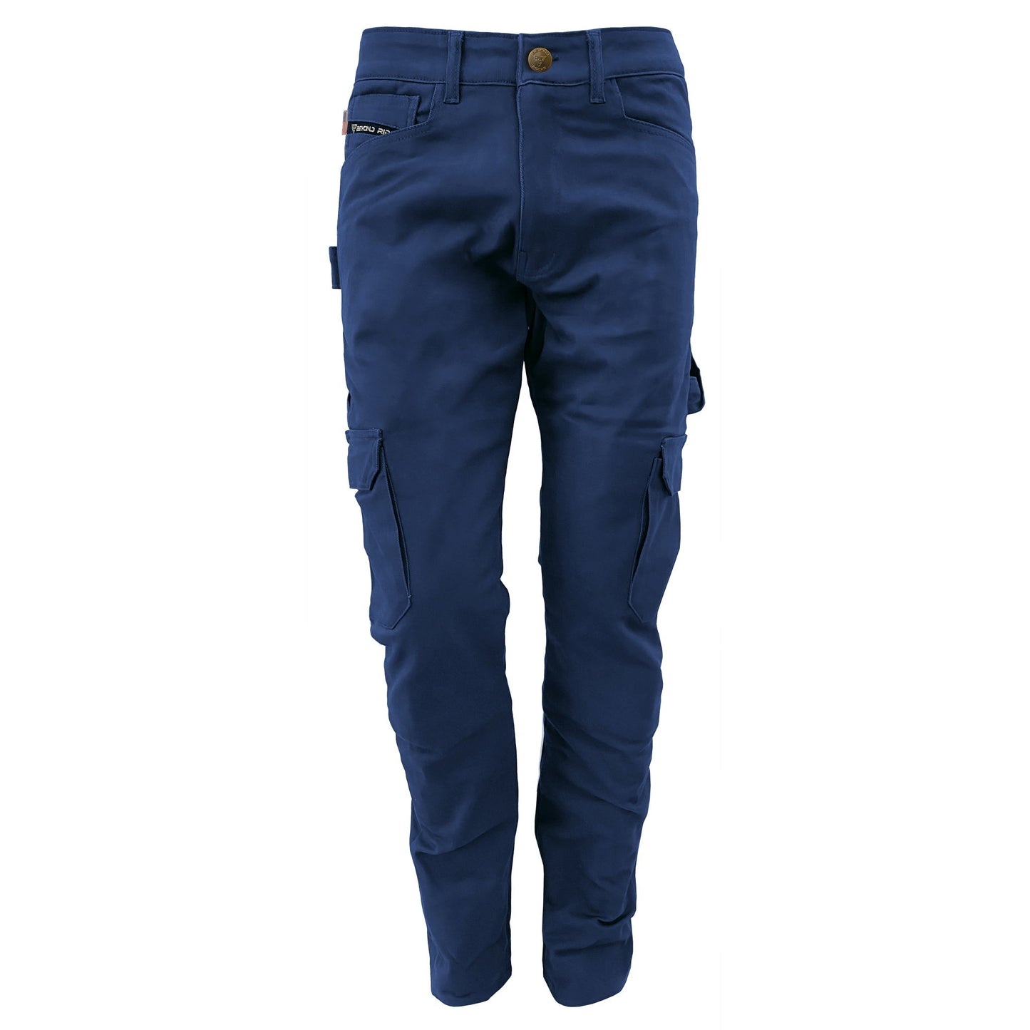 Cargo Pants Straight Fit - Navy Blue