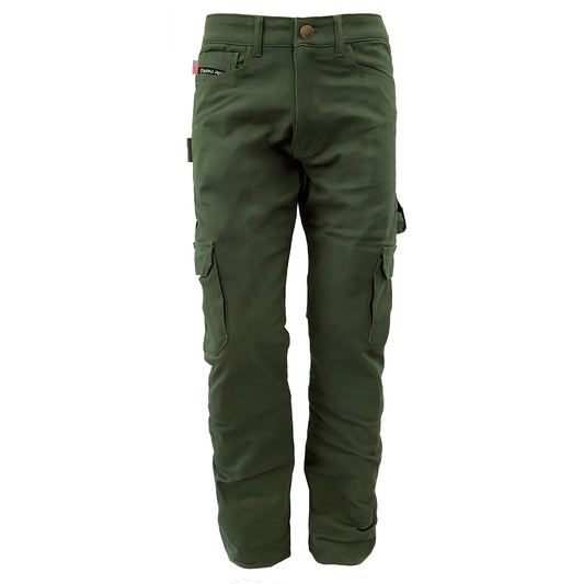 Cargo Pants Loose Fit (Extra Wide) - Army Green