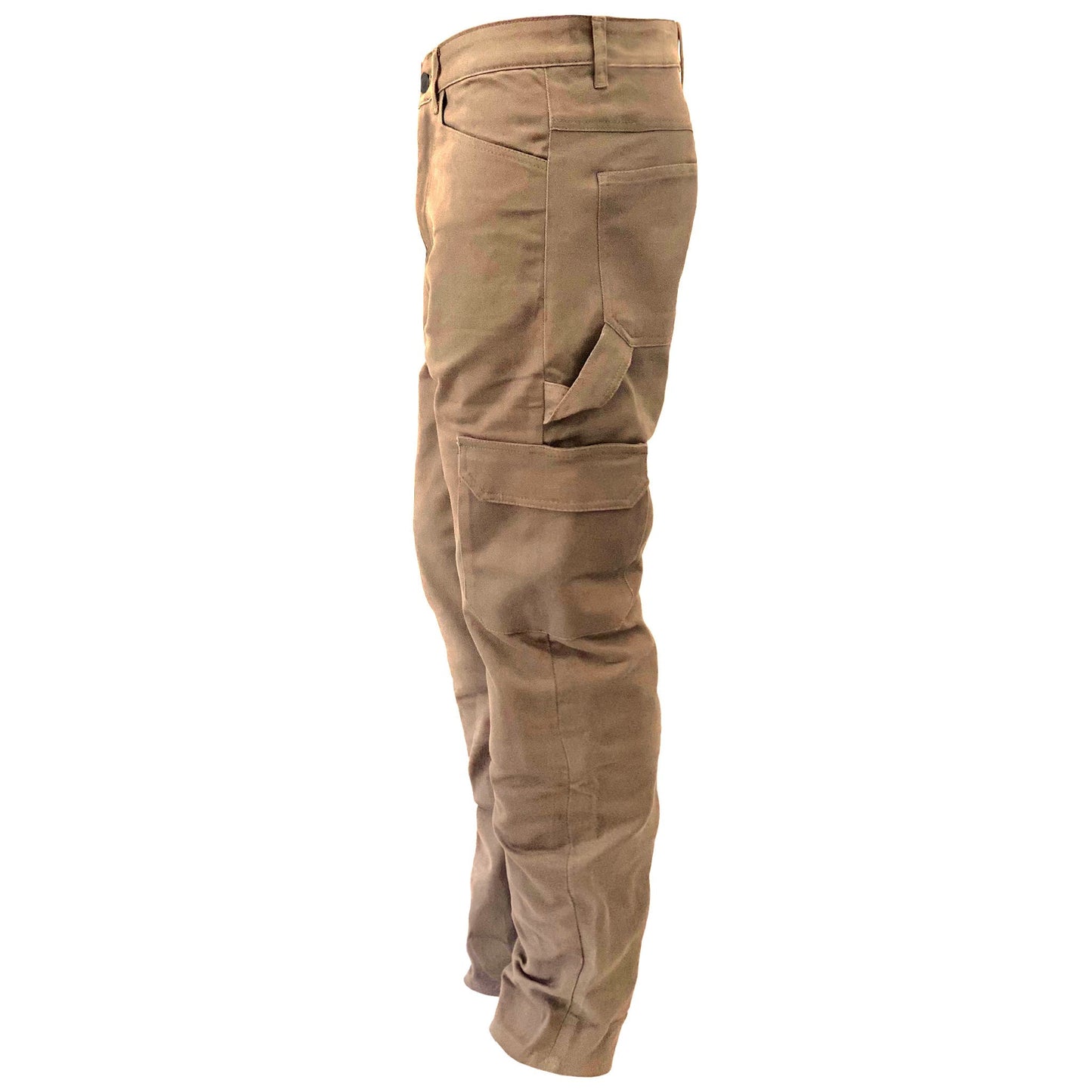 Cargo Pants Loose Fit (Extra Wide) - Khaki Solid