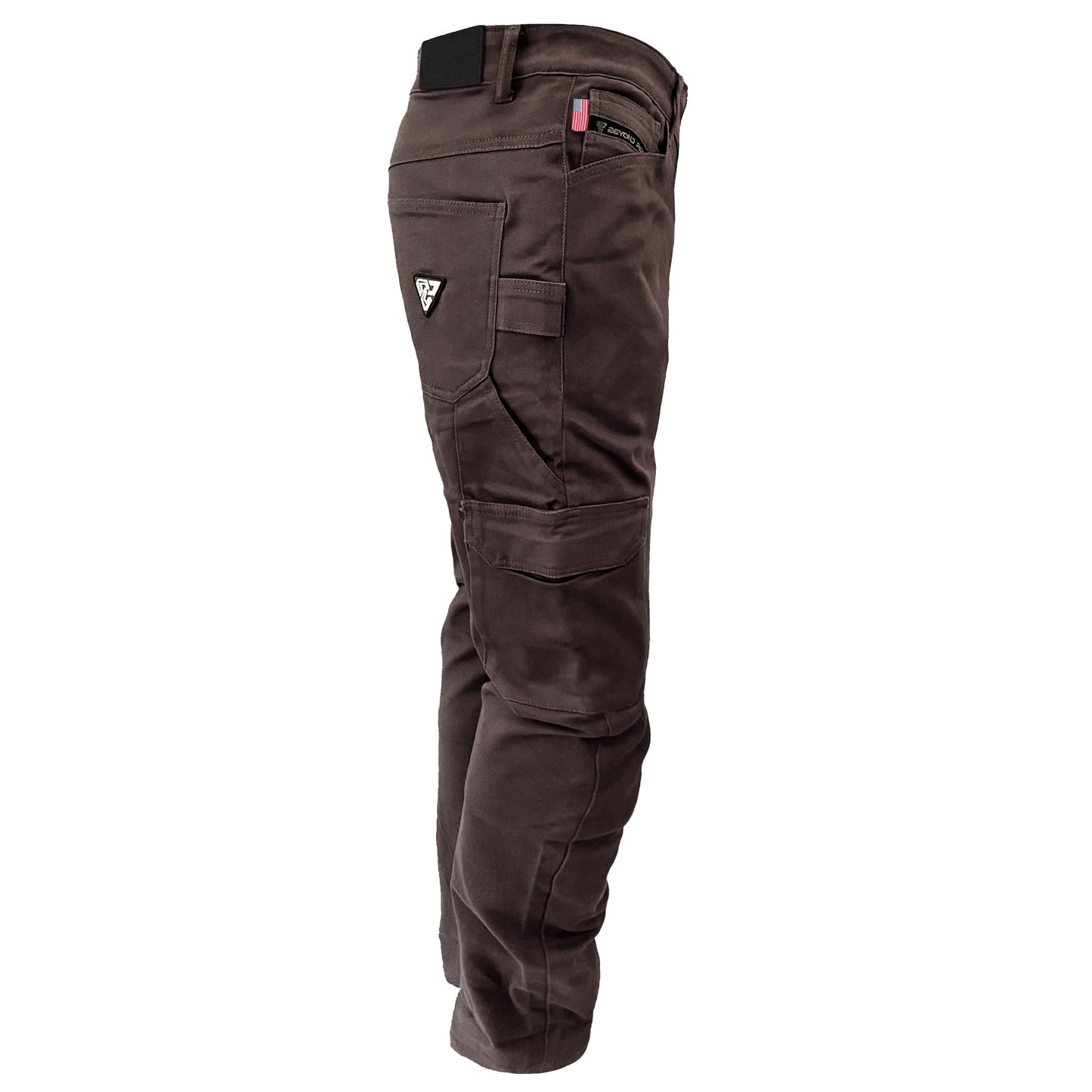 Cargo Pants Loose Fit (Extra Wide) - Dark Coffee