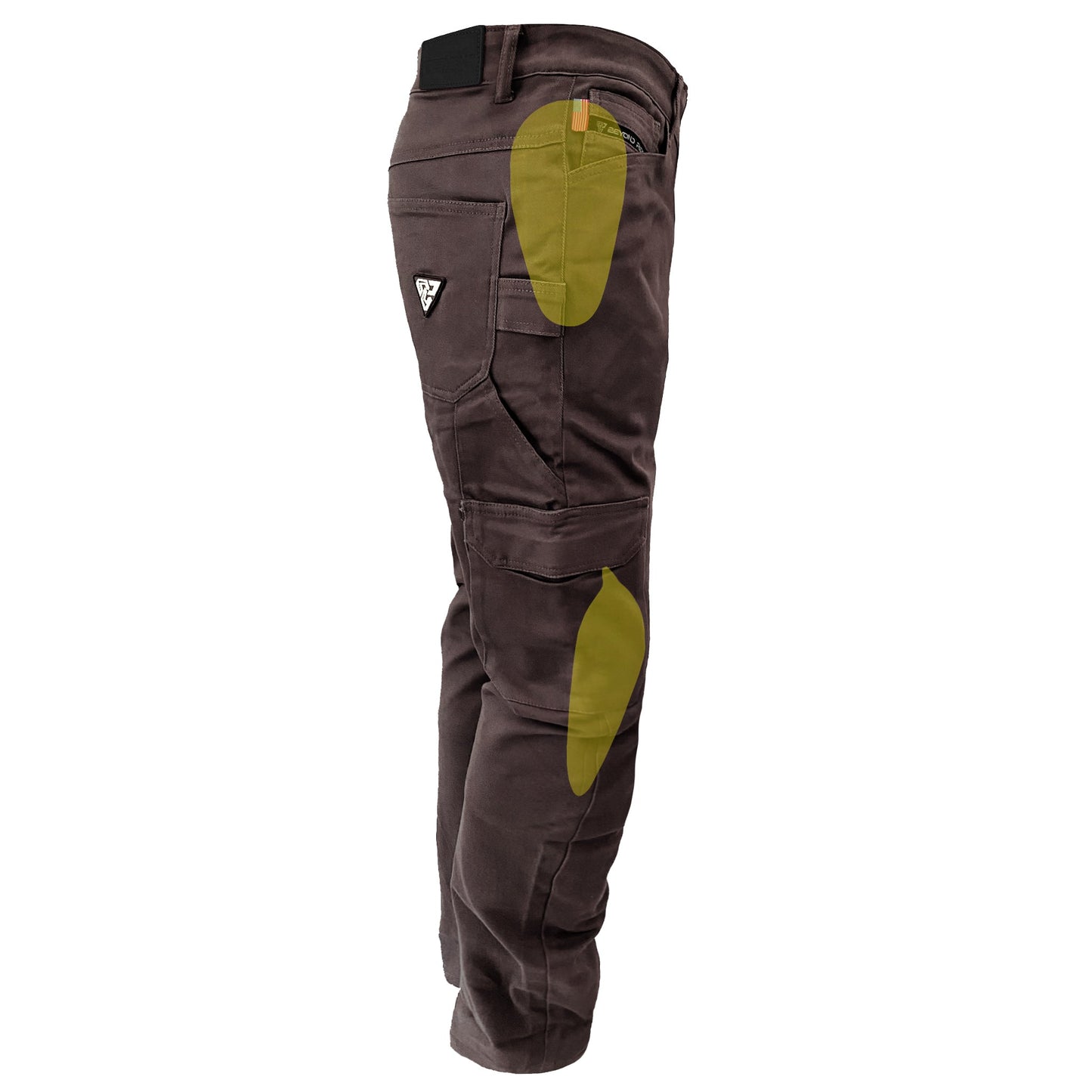 Cargo Pants Loose Fit (Extra Wide) - Dark Coffee