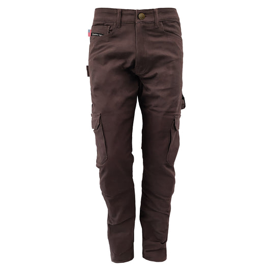 Cargo Pants Straight Fit - Dark Coffee