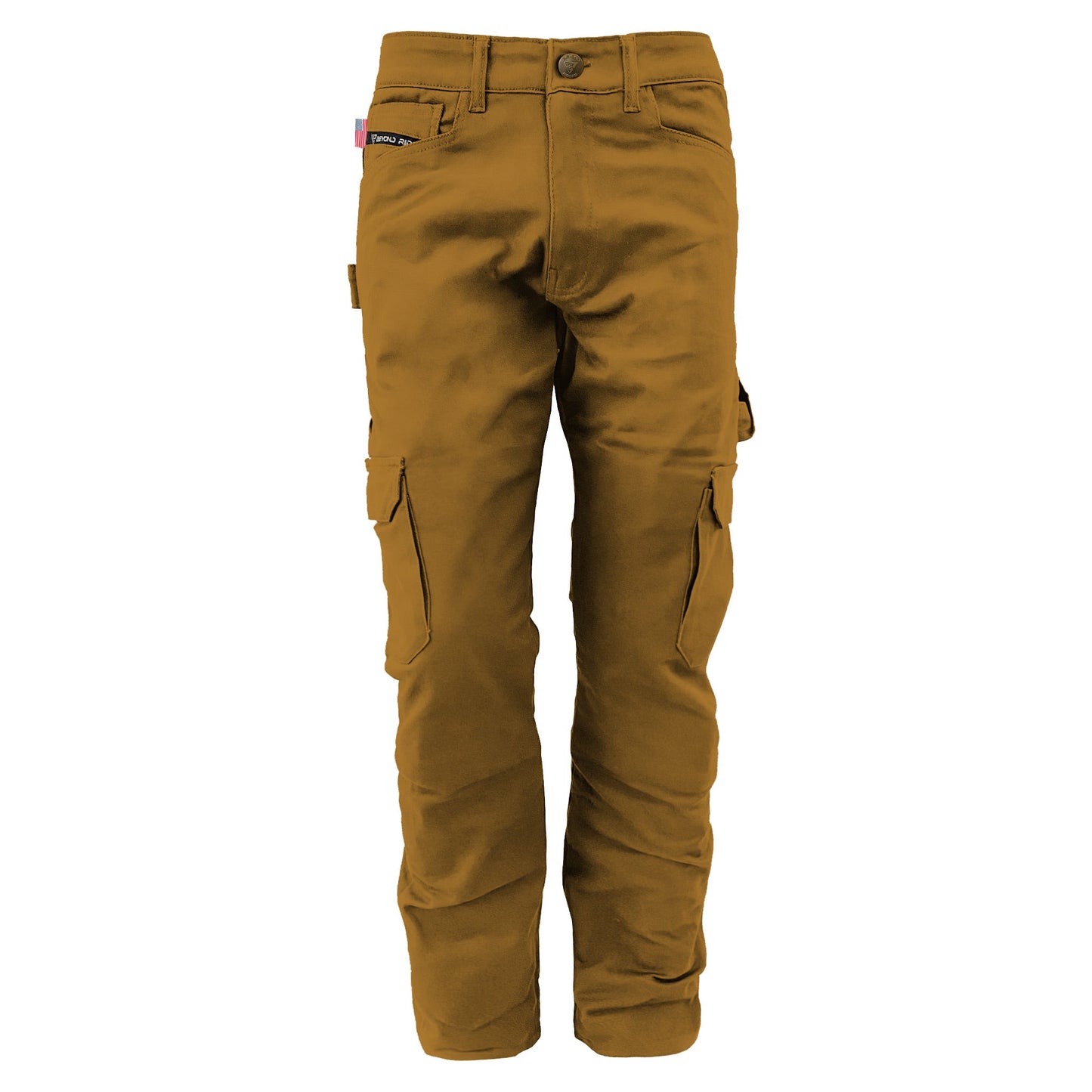 Cargo Pants Loose Fit (Extra Wide) - Light Brown Solid