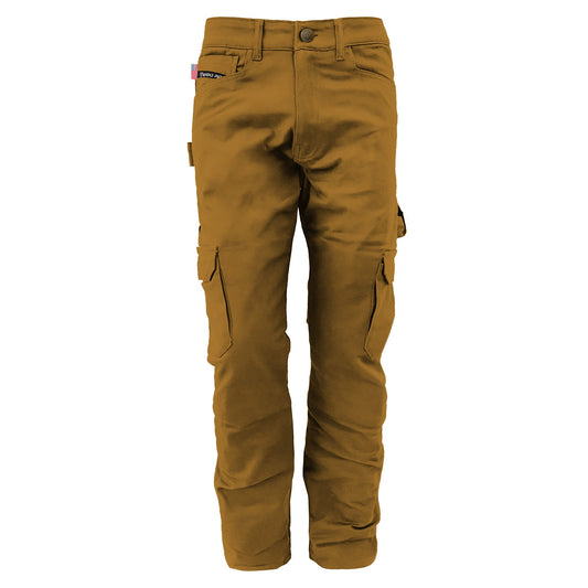Cargo Pants Loose Fit (Extra Wide) - Light Brown Solid