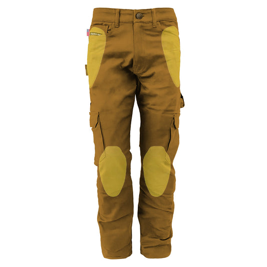 Cargo Pants Loose Fit (Extra Wide) - Light Brown Solid
