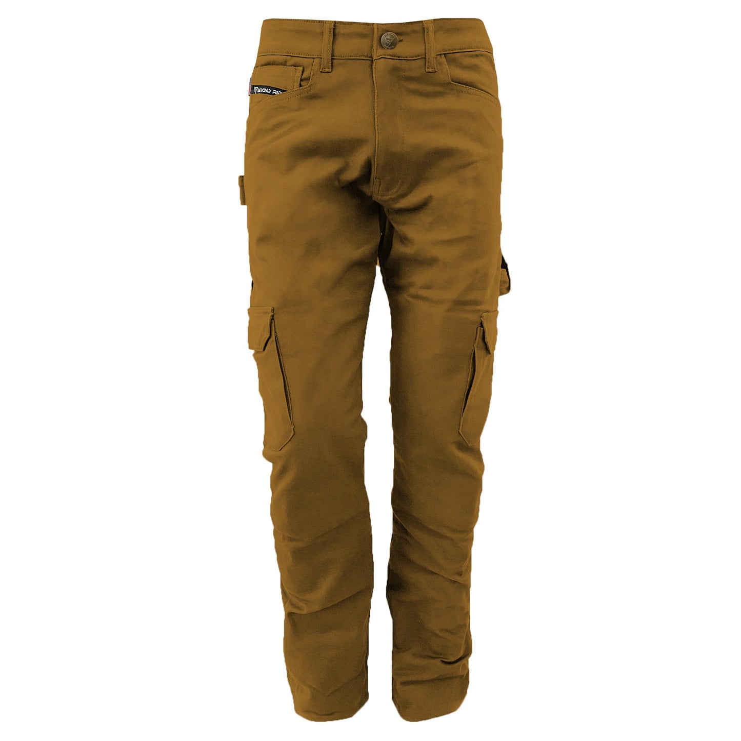 Cargo Pants Relaxed Fit - Light Brown Solid