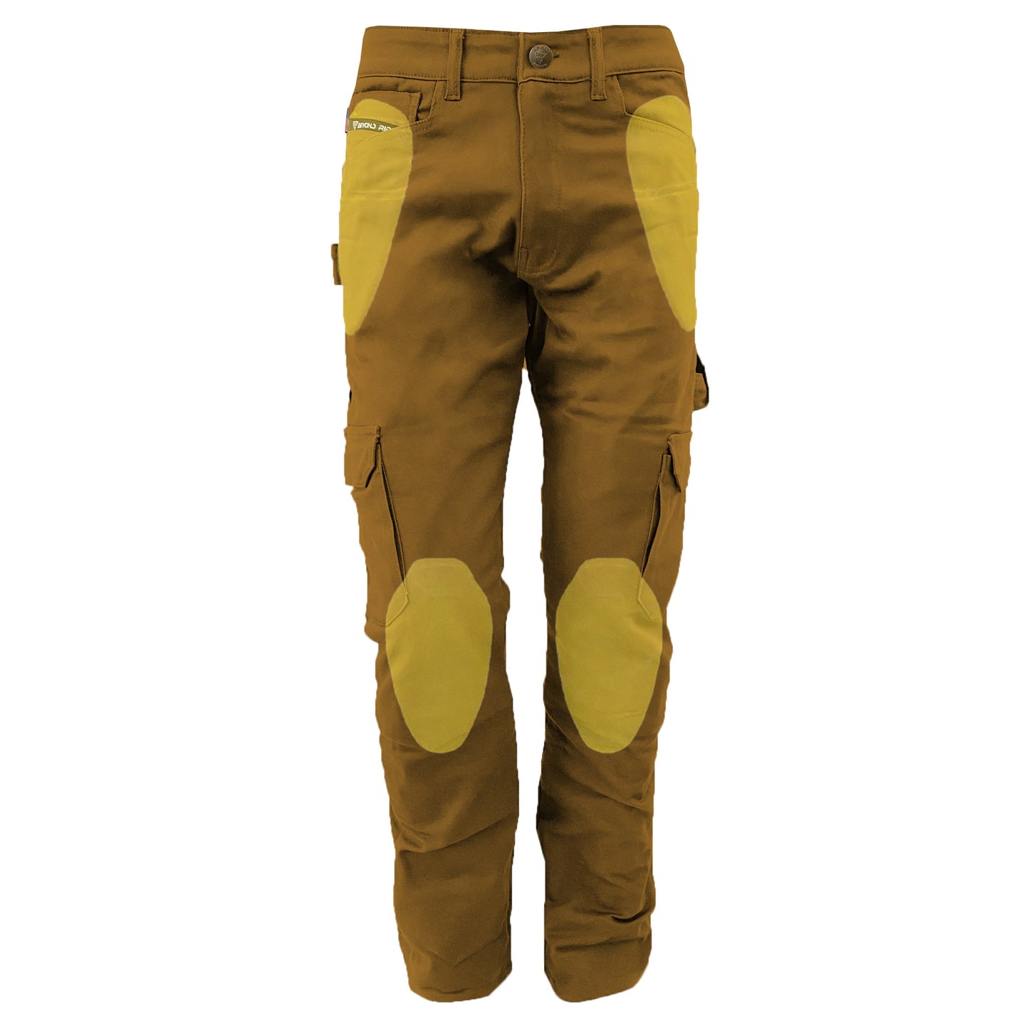 Cargo Pants Relaxed Fit - Light Brown Solid
