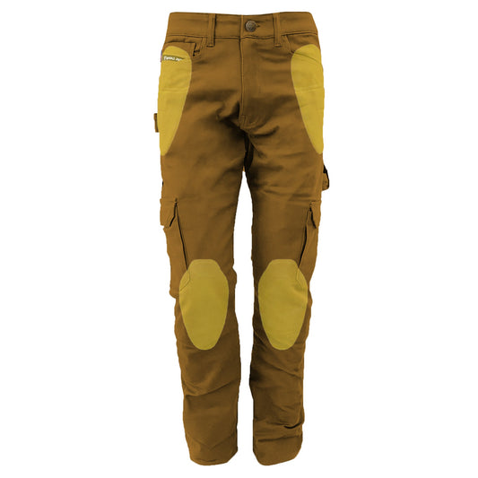 Cargo Pants Relaxed Fit - Light Brown Solid