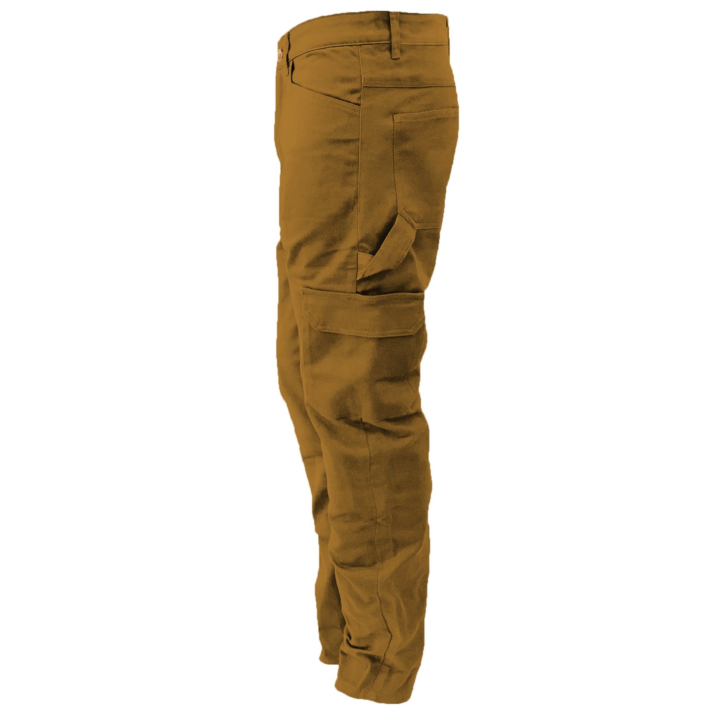 Cargo Pants Relaxed Fit - Light Brown Solid