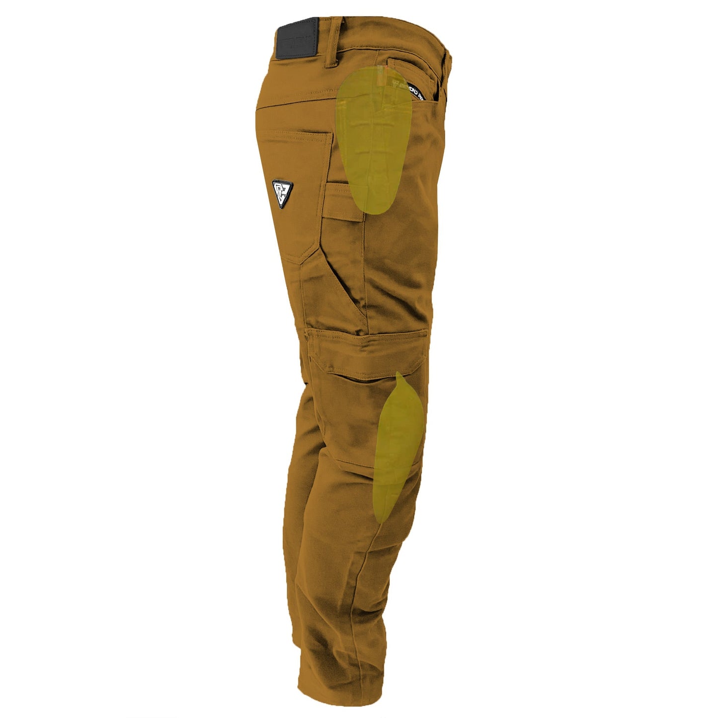 Cargo Pants Relaxed Fit - Light Brown Solid
