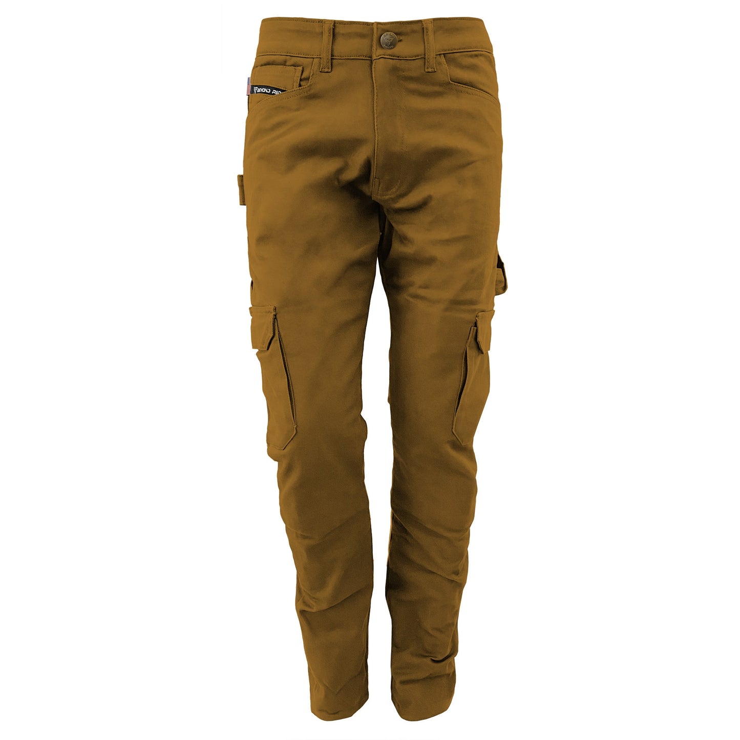 Cargo Pants Straight Fit - Light Brown Solid