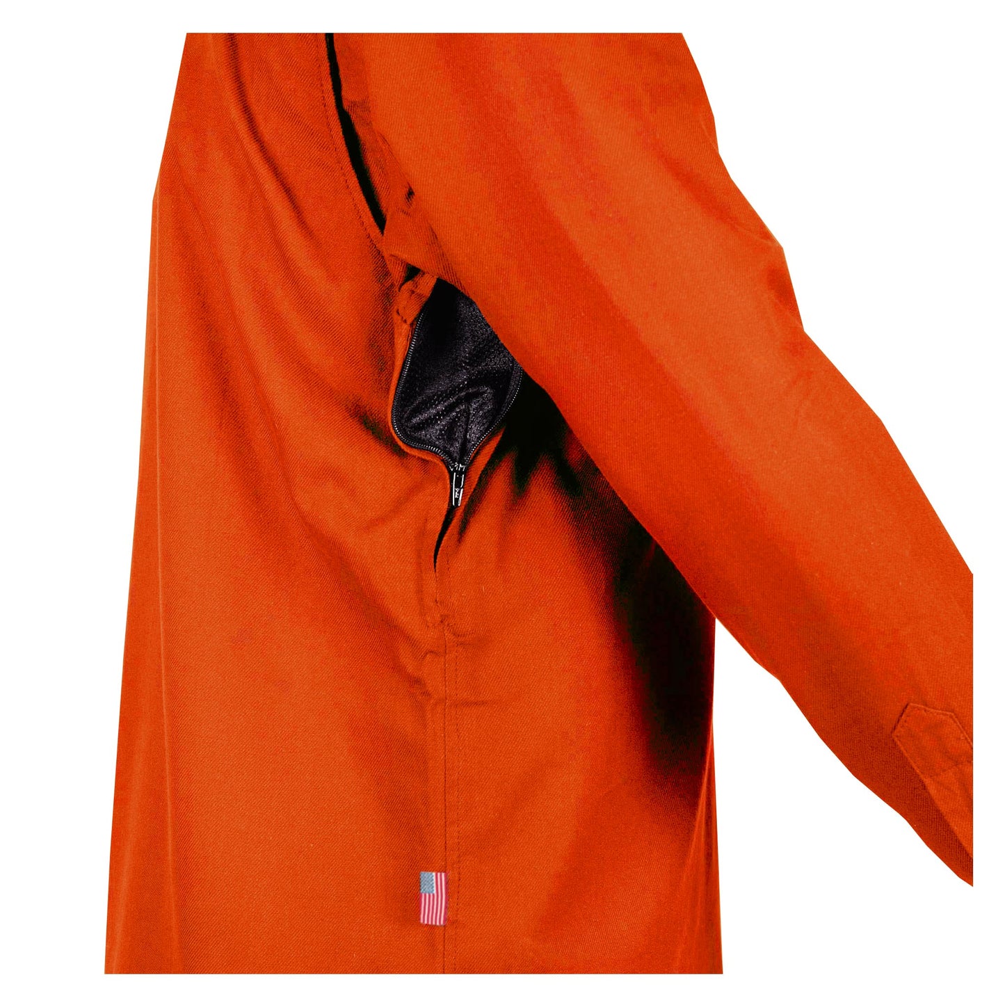 Protective Flannel Shirt - Orange Solid
