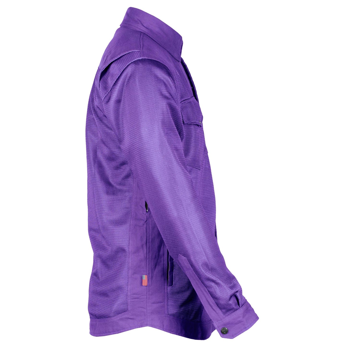 Protective Summer Mesh Shirt - Purple Solid
