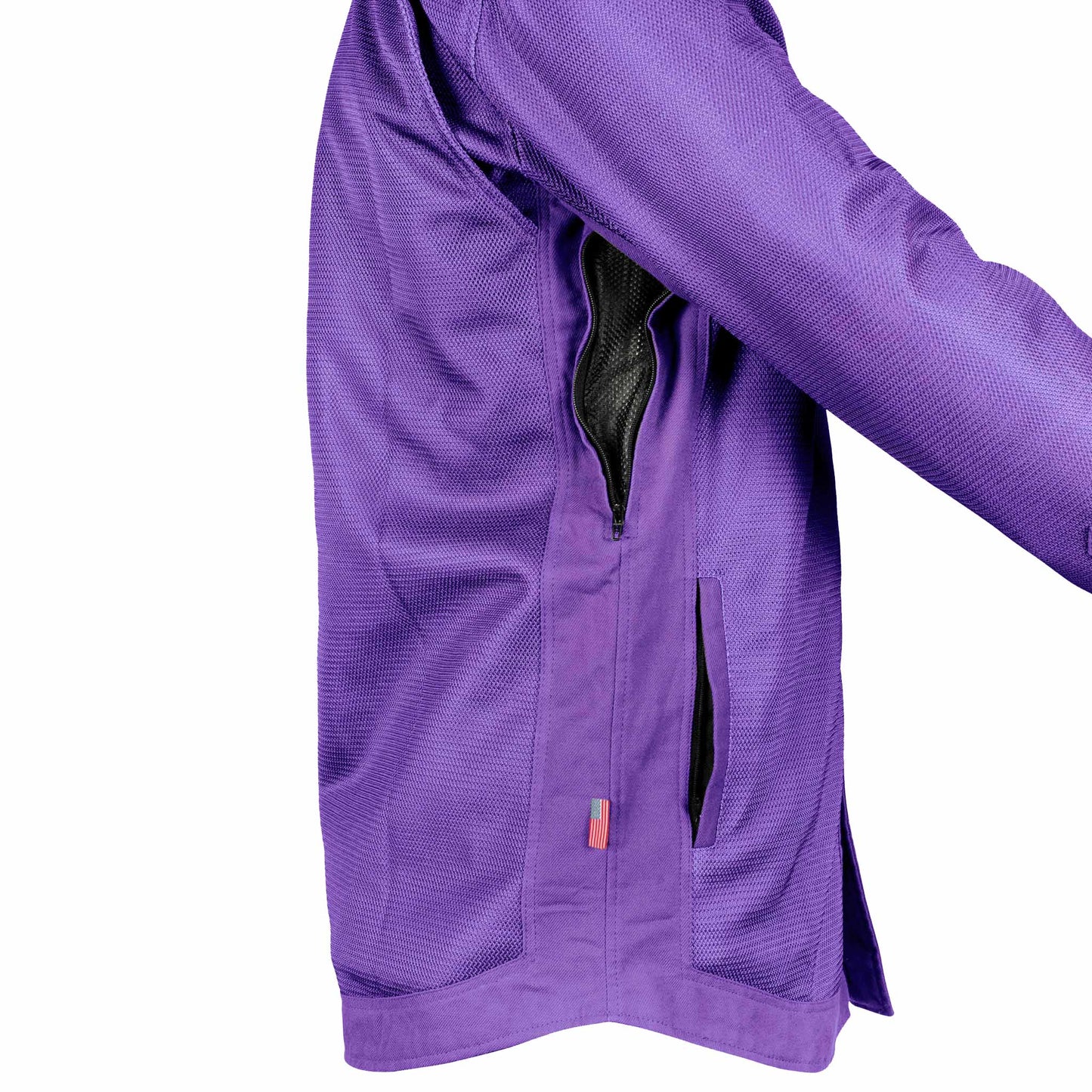 Protective Summer Mesh Shirt - Purple Solid