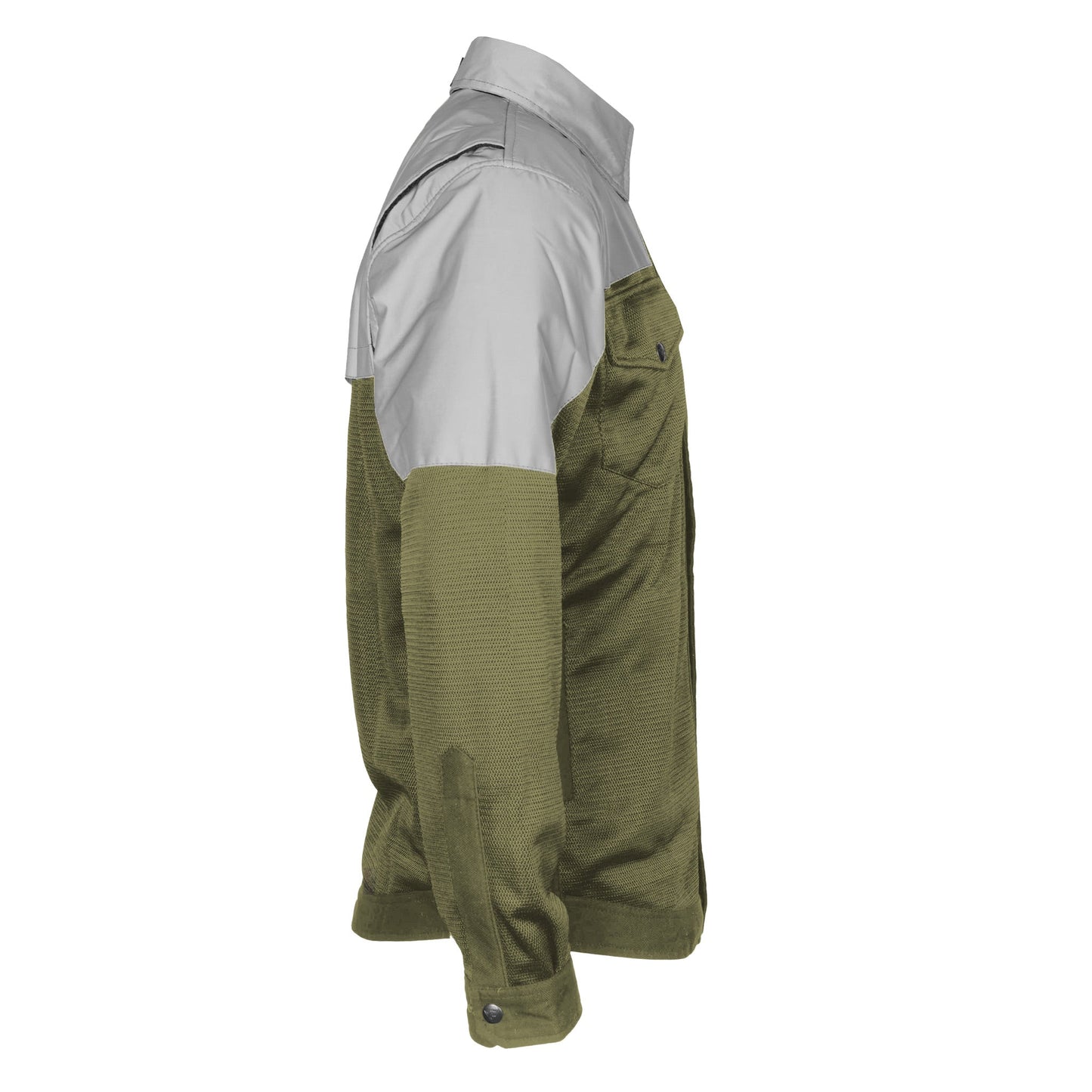 Summer Mesh Reflective Shirt Army Green Eclipse