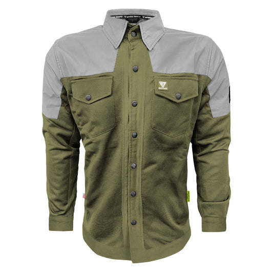 Summer Mesh Reflective Shirt Army Green Eclipse