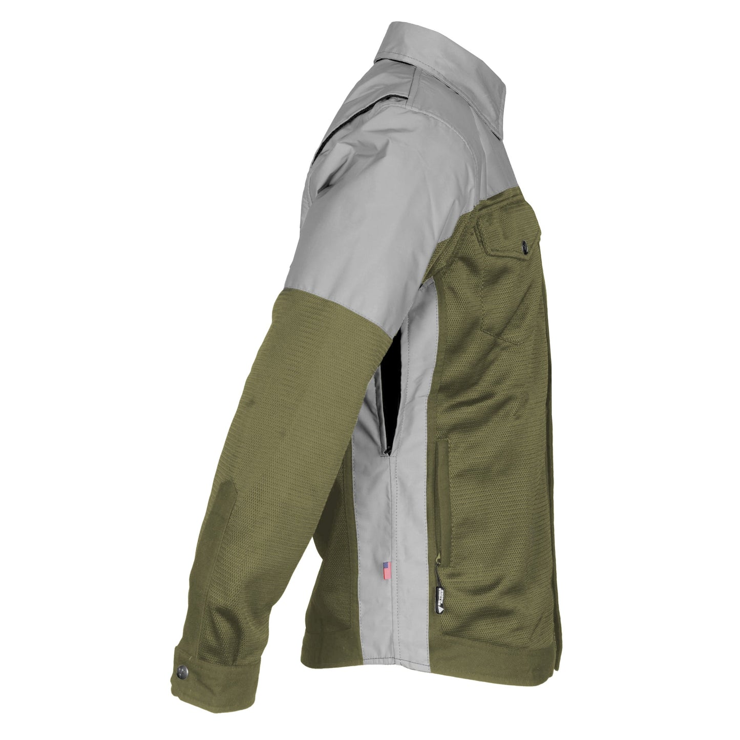 Summer Mesh Reflective Shirt Army Green Eclipse