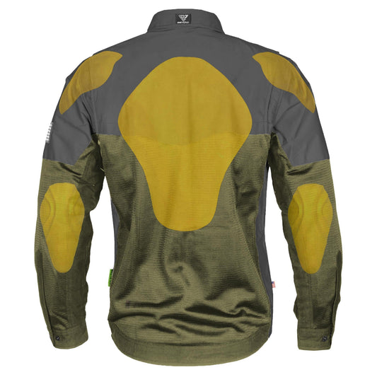 Summer Mesh Reflective Shirt Army Green Nebula