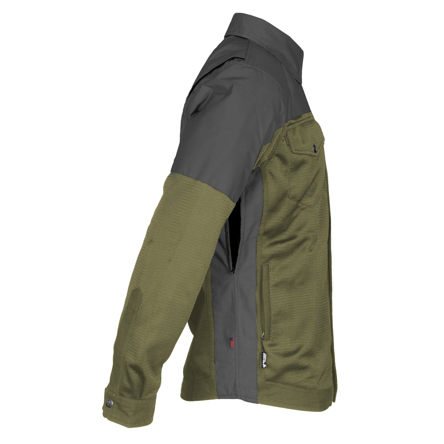 Summer Mesh Reflective Shirt Army Green Nebula