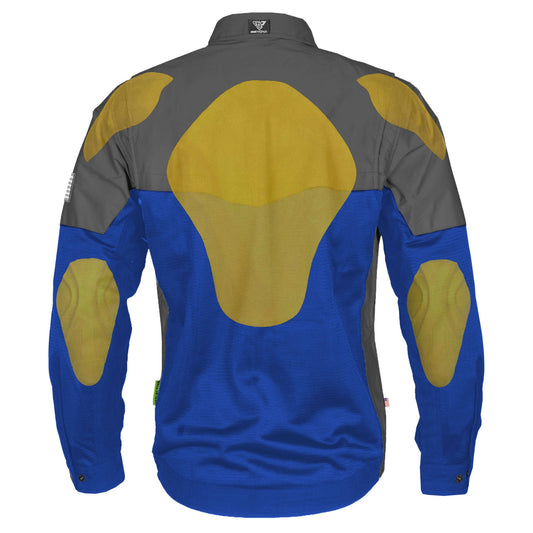 Summer Mesh Reflective Shirt Blue Nebula