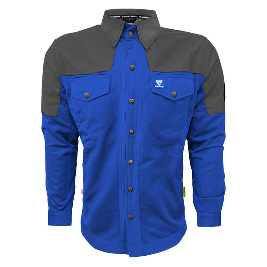 Summer Mesh Reflective Shirt Blue Nebula