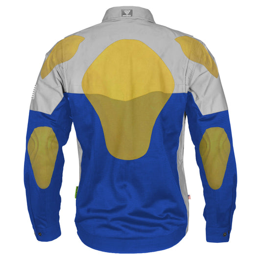 Summer Mesh Reflective Shirt Blue Eclipse