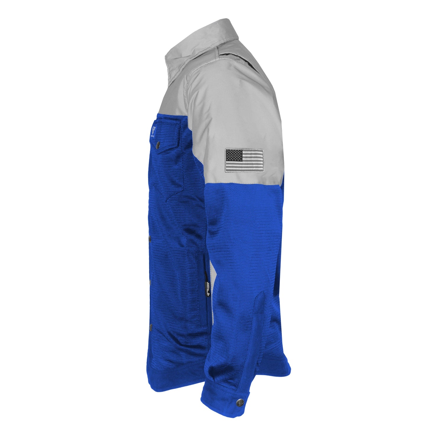 Summer Mesh Reflective Shirt Blue Eclipse
