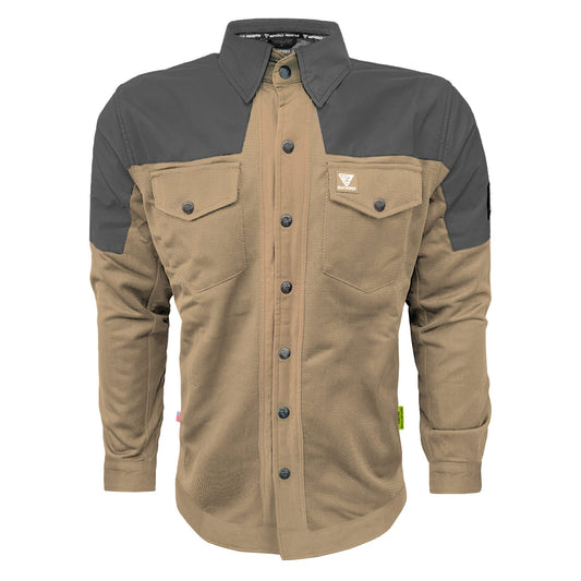 Summer Mesh Reflective Shirt Camel Nebula