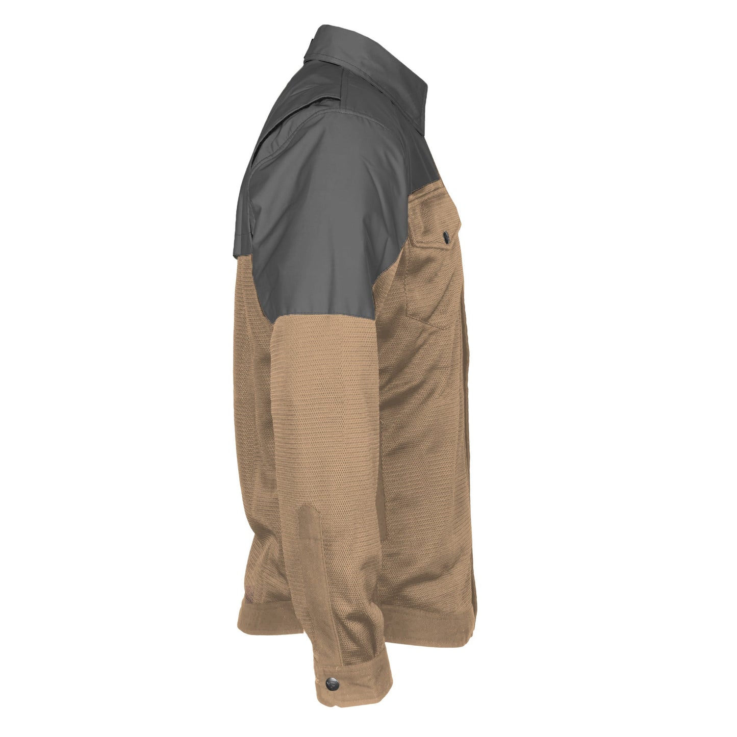 Summer Mesh Reflective Shirt Camel Nebula