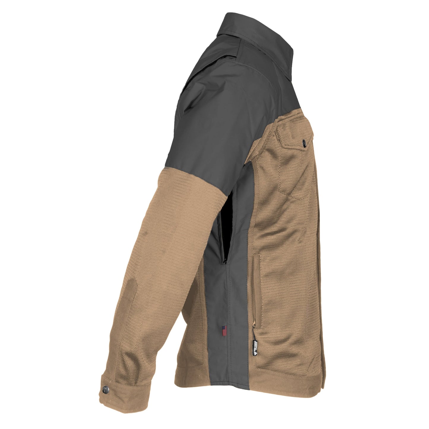 Summer Mesh Reflective Shirt Camel Nebula