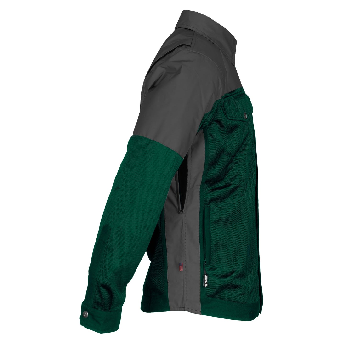 Summer Mesh Reflective Shirt Dark Green Nebula