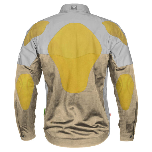 Summer Mesh Reflective Shirt Khaki Eclipse