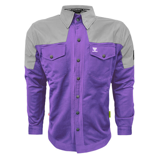 Summer Mesh Reflective Shirt Purple Eclipse