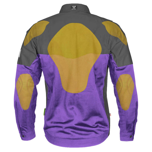 Summer Mesh Reflective Shirt Purple Nebula