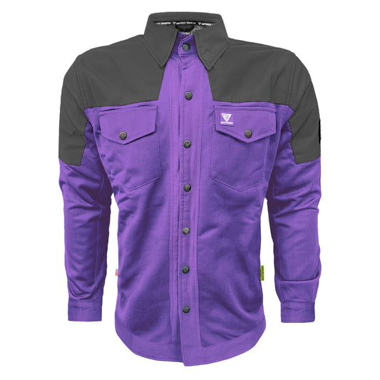 Summer Mesh Reflective Shirt Purple Nebula
