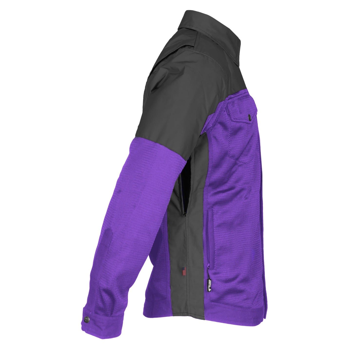 Summer Mesh Reflective Shirt Purple Nebula