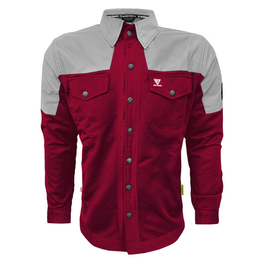Summer Mesh Reflective Shirt Red Maroon Eclipse